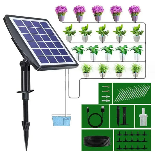 Solar-Powered Auto Watering System Anti Spier