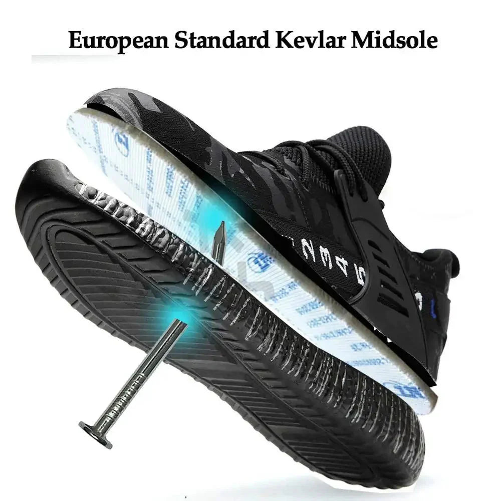 Men's Work Safety Shoes Anti Spier