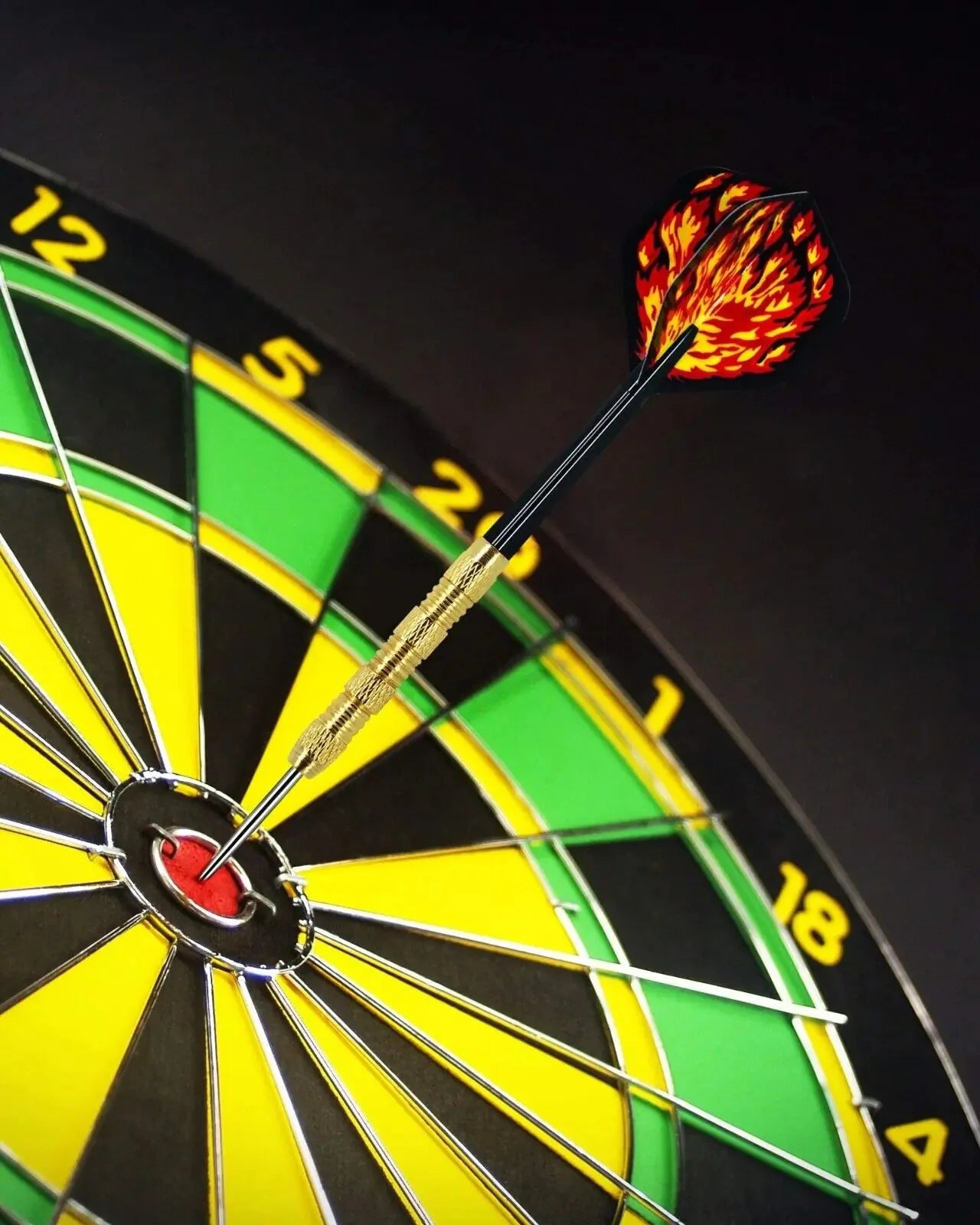 5 Sets (15Pcs) Steel Tip Professional Darts Set Darts Slim Barrel Dart Flights Anti Spier