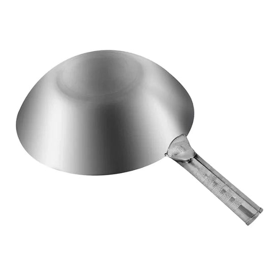 Induction Cooker Round Bottom Stainless Steel Wok Anti Spier