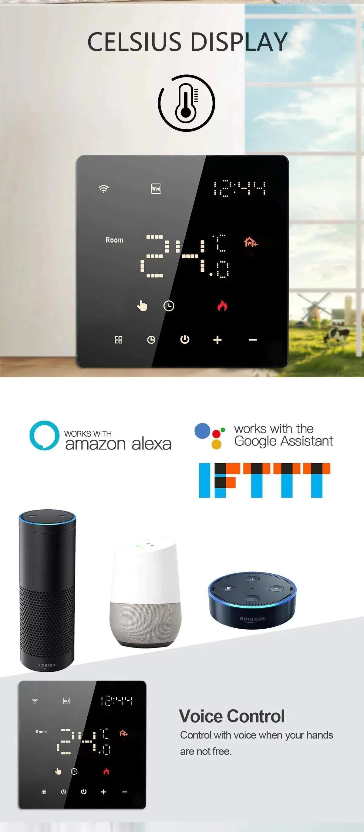 Wi-Fi Thermostat Anti Spier