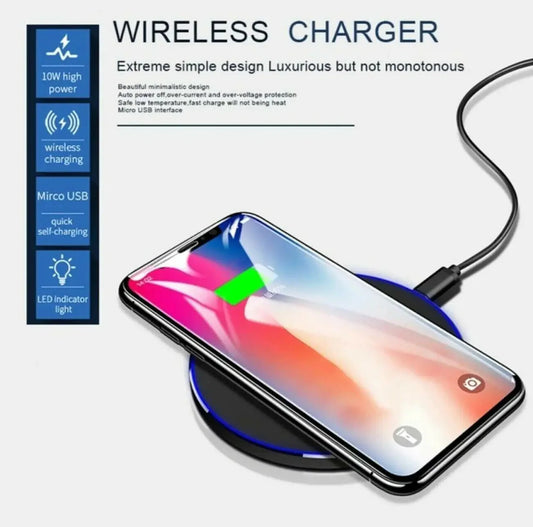 20W Wireless Charger Fast Charge Pad For Samsung iPhone XS Max X XR 12 13 Pro Anti Spier