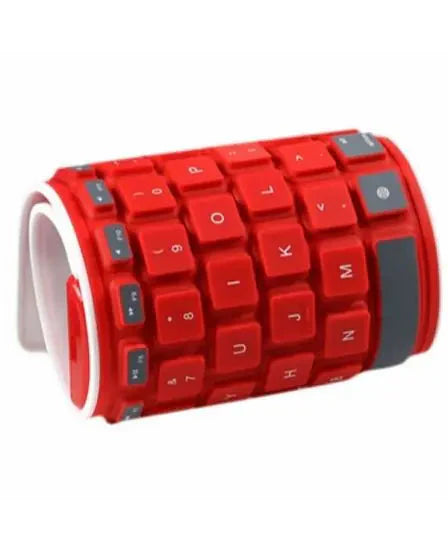 Type Out Of A Box With Flexible Silicone Bluetooth Keyboard Anti Spier