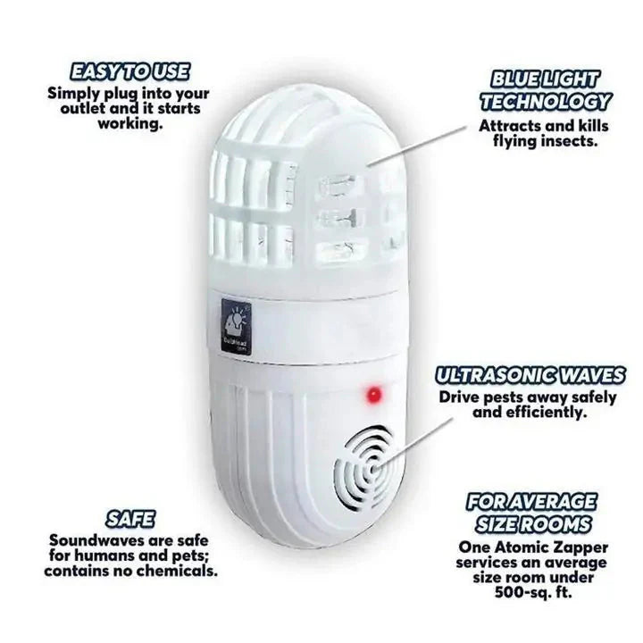 Ultrasonic Blue Light Two in One Mosquito Repellent Anti Spier