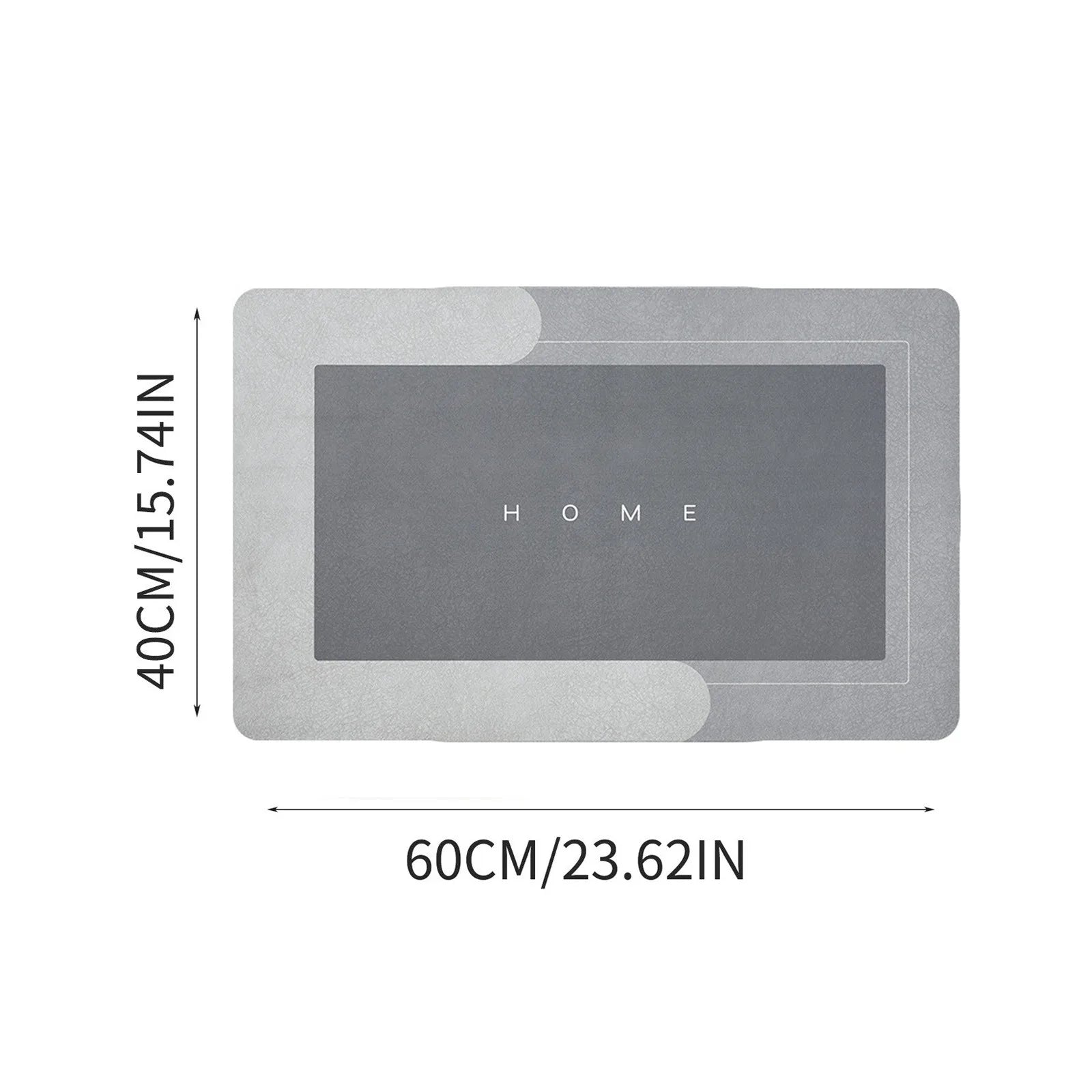 Bathroom Absorbent Quick Drying Carpet Floor Mat Anti Spier