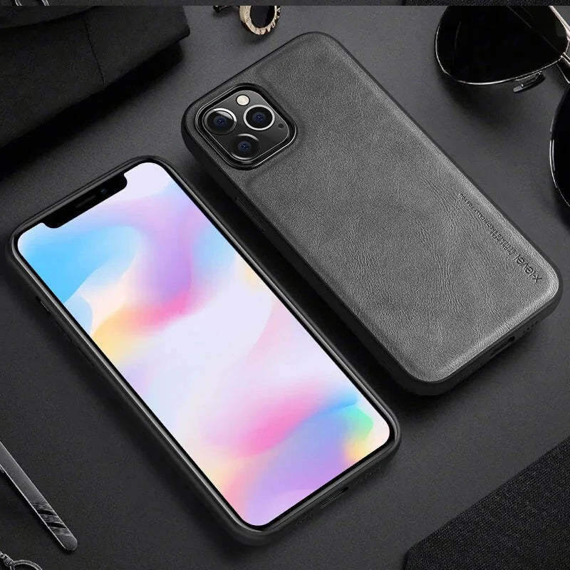 Leather iPhone Case Anti Spier
