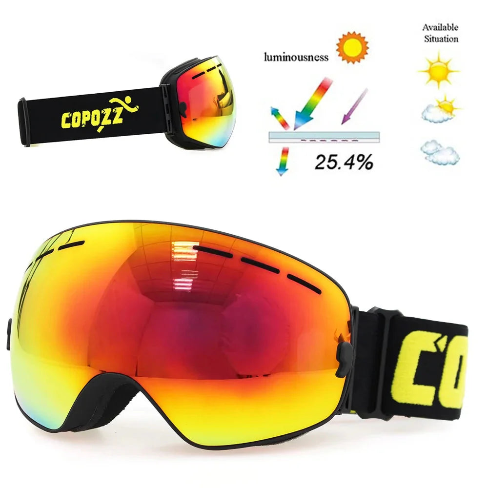 Anti-Fog Ski Goggles Anti Spier