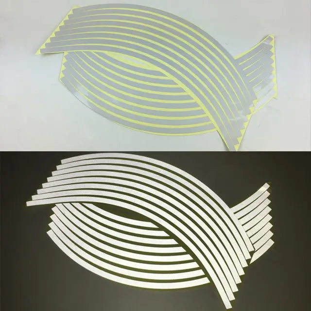 Wheel Stickers Tire Reflective Anti Spier