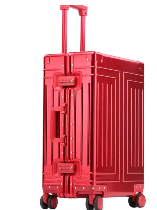 Aluminum Magnesium Alloy Trolley Case Anti Spier