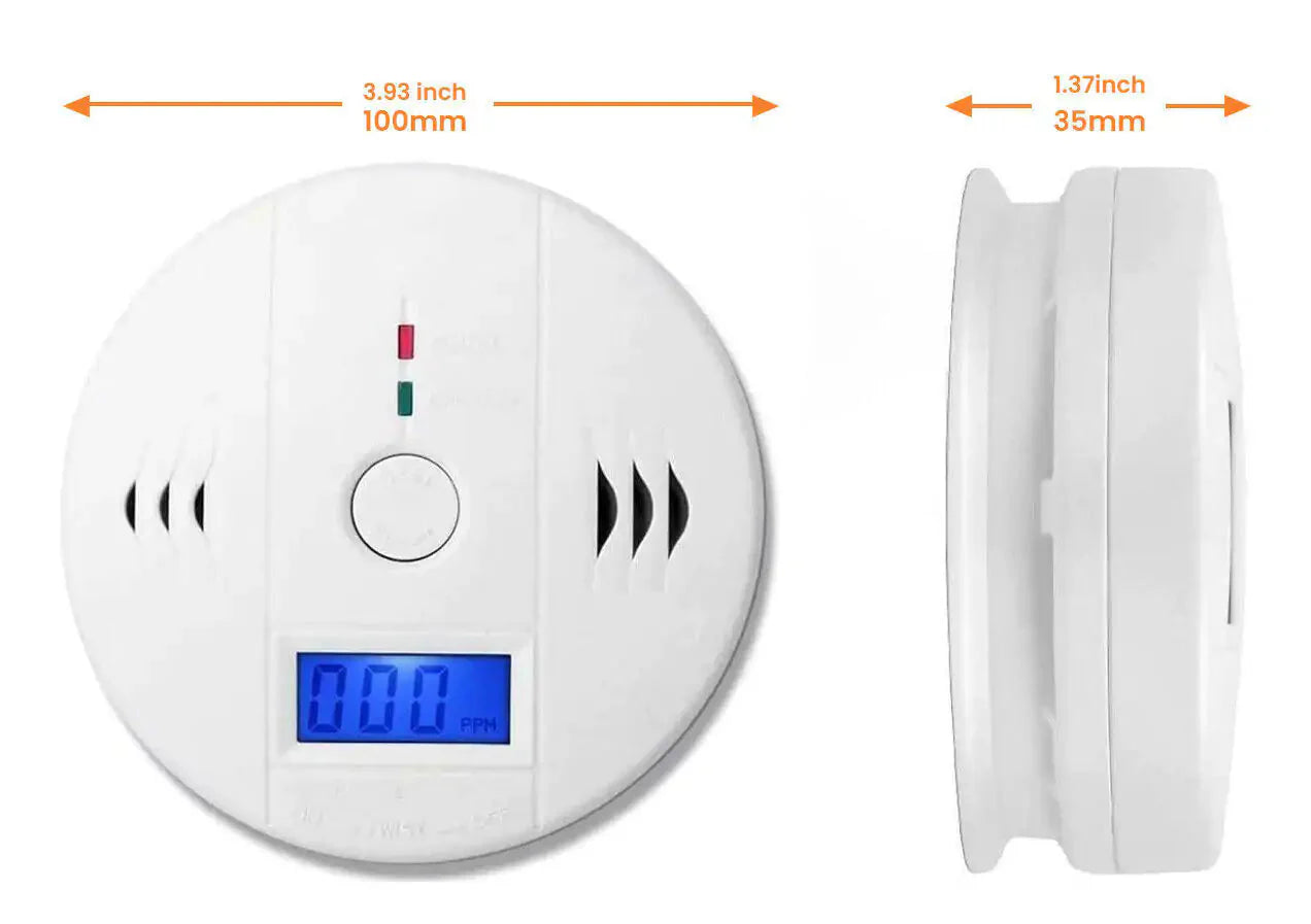 LCD Combination CO Carbon Monoxide Detector Anti Spier