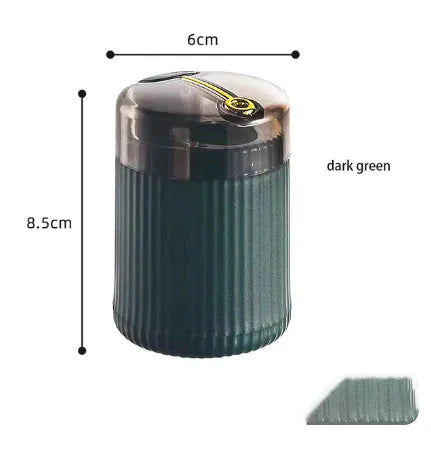 Auto Toothpick Dispenser: Press-and-Pop Household Organizer Anti Spier