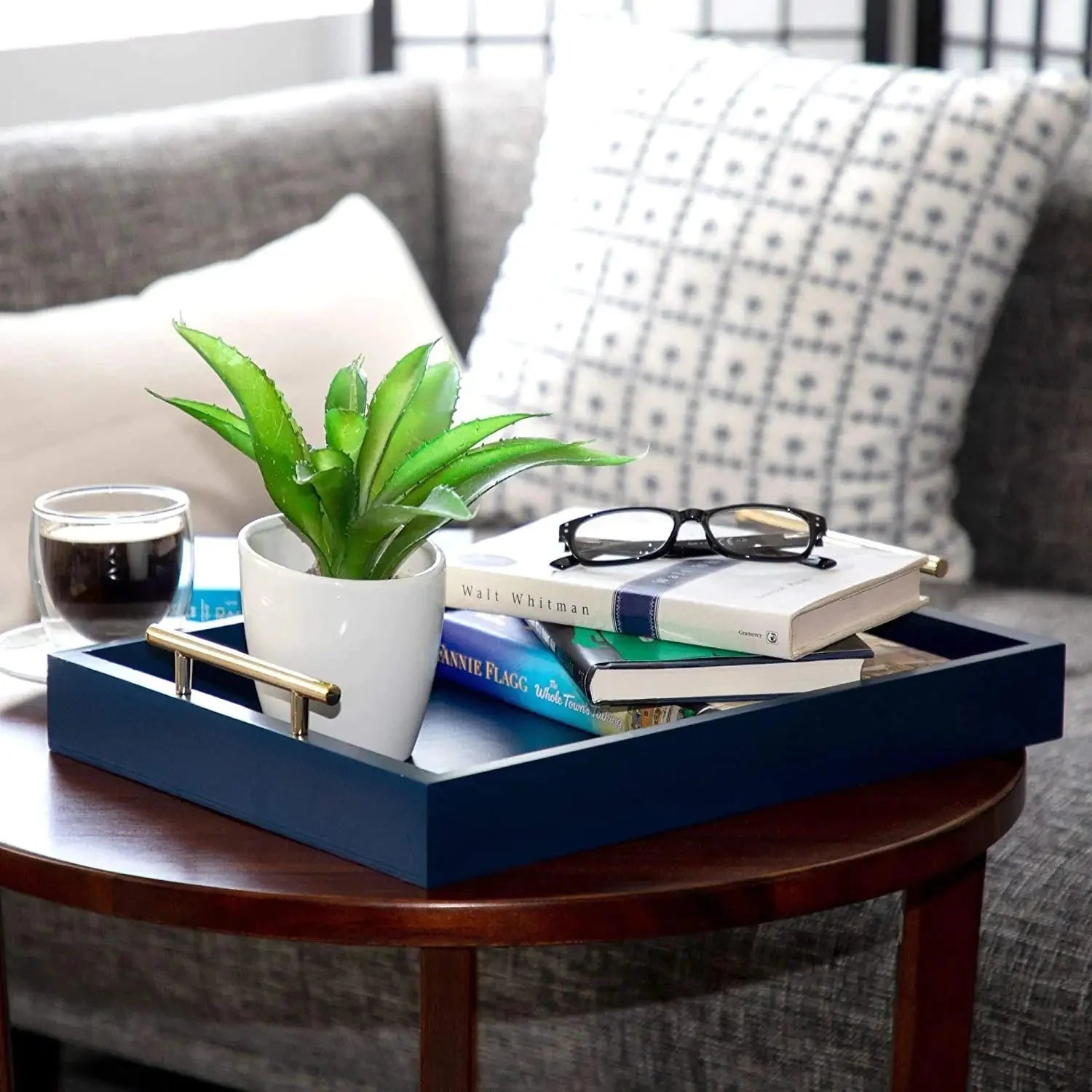 Modern and Sophisticated Ottoman Tray Anti Spier