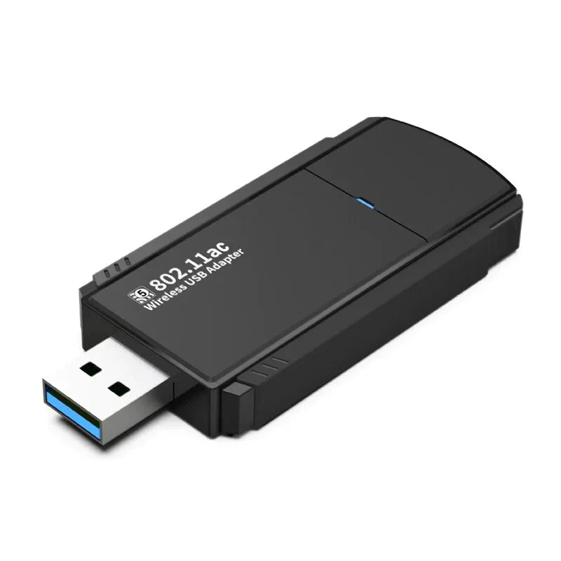 USB 3.0 Wireless WIFI Adapter 1300Mbps Long Range Dongle Dual Band 5Ghz Network Anti Spier