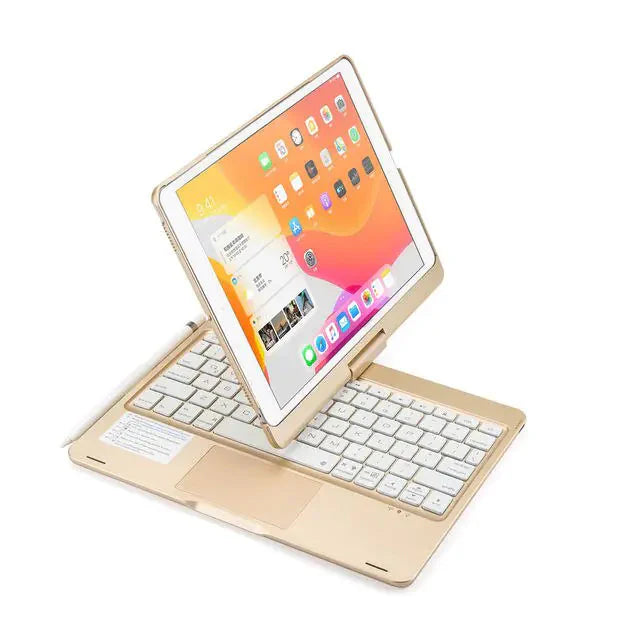 Led Backlight Touchpad Bluetooth Keyboard Case Anti Spier