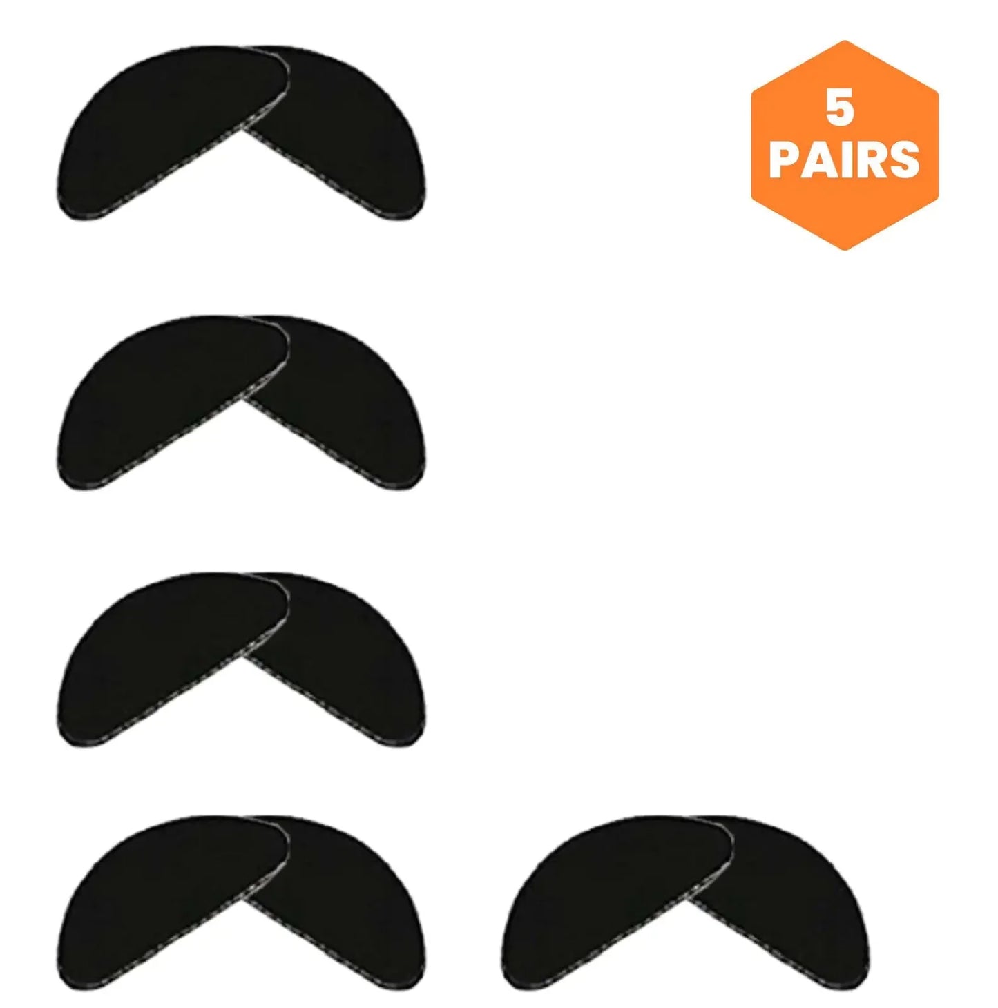 5 Pairs Anti-Slip Nose Pads For Eyeglasses Anti Spier
