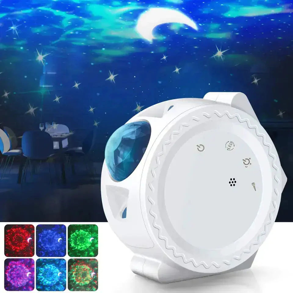 Alexa Compatible Laser Projector w/LED Nebula Cloud for Game Rooms, Home Theater, or Night Light Ambiance Anti Spier