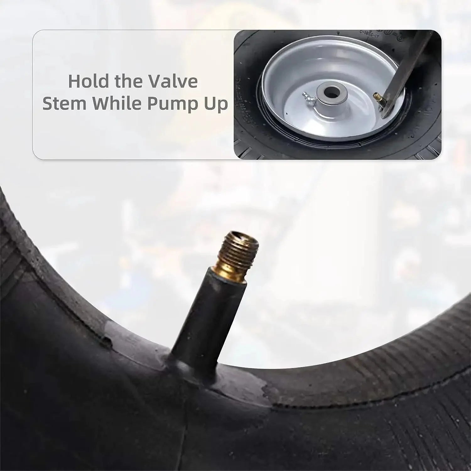 2PCS 15x6.00-6 Lawn Mower Tire Inner Tubes 15X6-6, 15X6x6, 15/6x6 TR13 Valve ATV Anti Spier