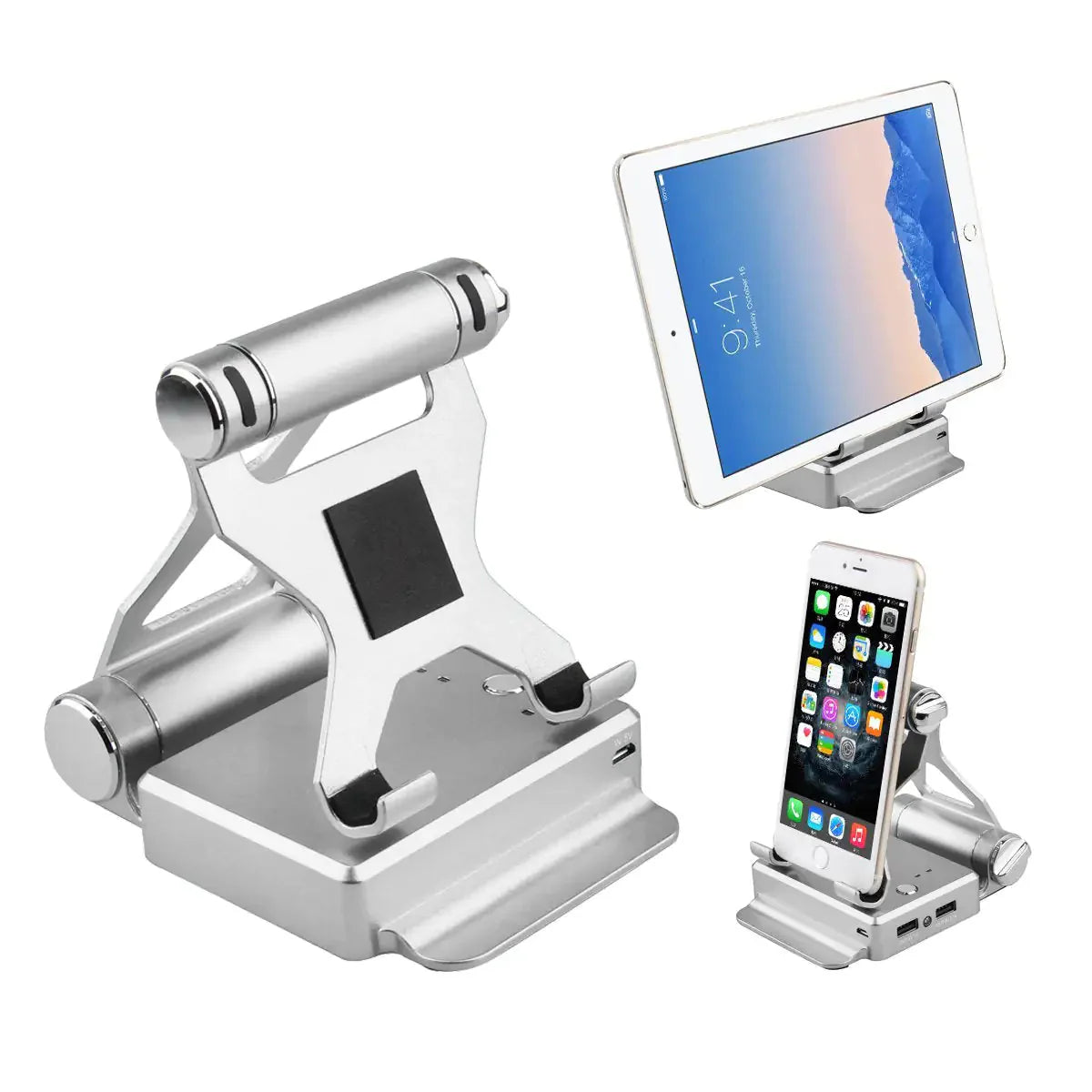 Podium Style Stand With Extended Battery Up To 200% For iPad, iPhone And Other Smart Gadgets Anti Spier