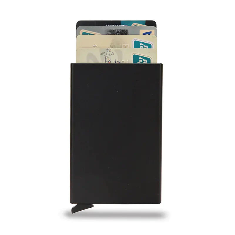 Anti-Magnetic Aluminum RFID Card Holder Wallet Anti Spier
