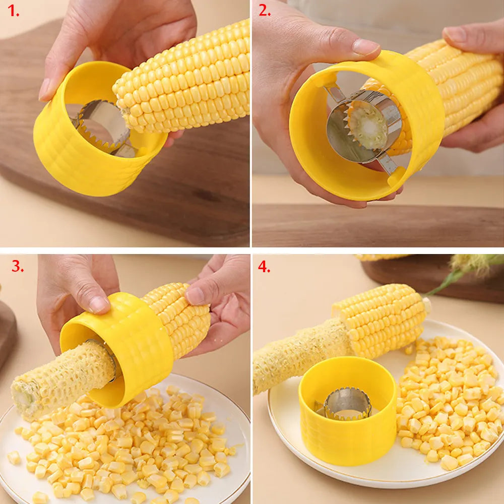 Corn Stripper Peeler Cob Cutter Anti Spier