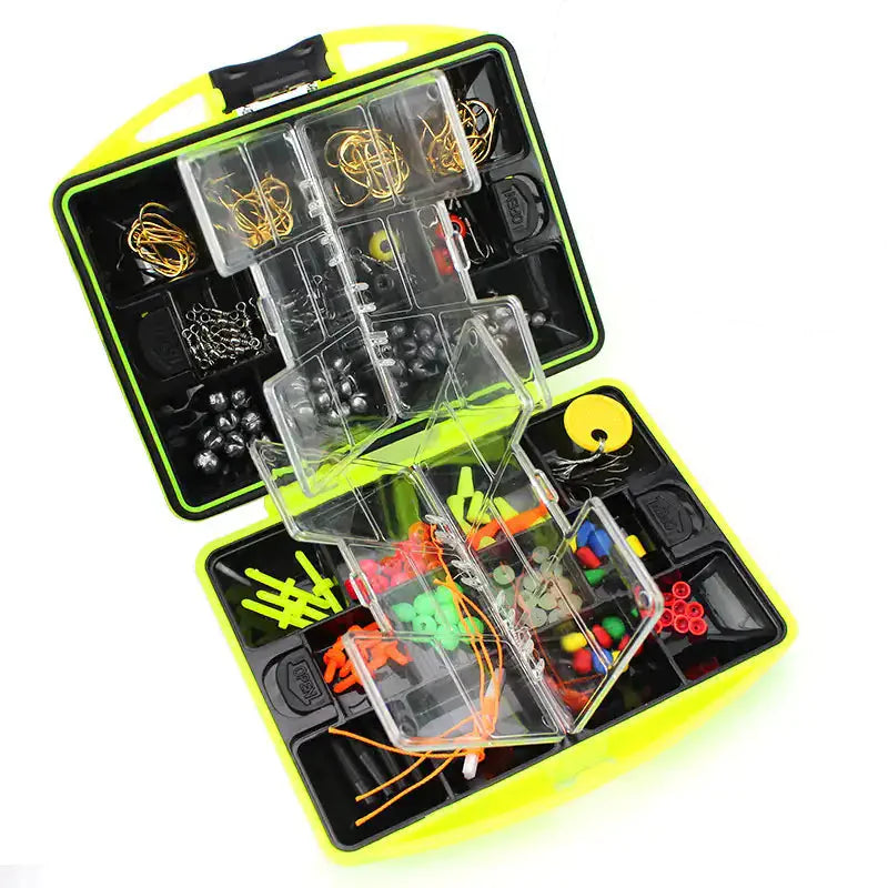 184 pcs Outdoor Fishing Accessories Box Set Anti Spier