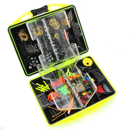 184 pcs Outdoor Fishing Accessories Box Set Anti Spier