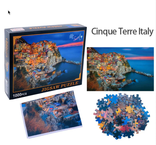 Five Places Puzzle - 1000 Pieces Anti Spier