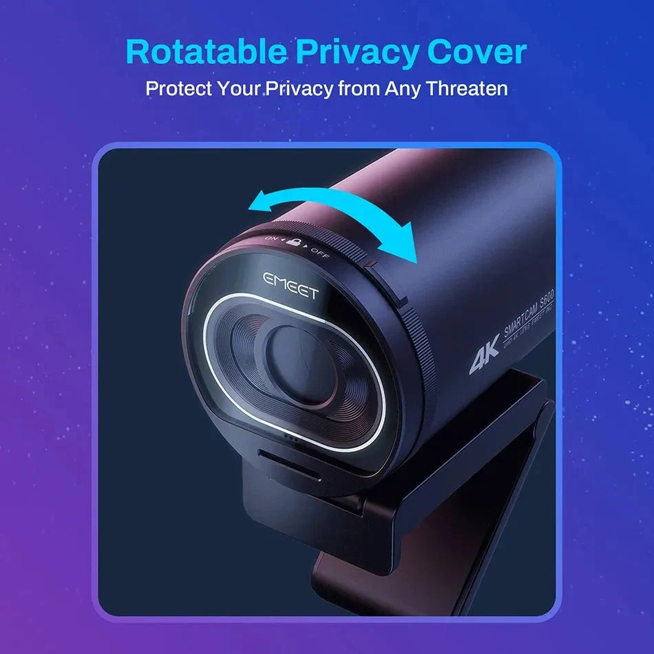 Ultra-clear 4K Live Broadcast Computer Camera Anti Spier