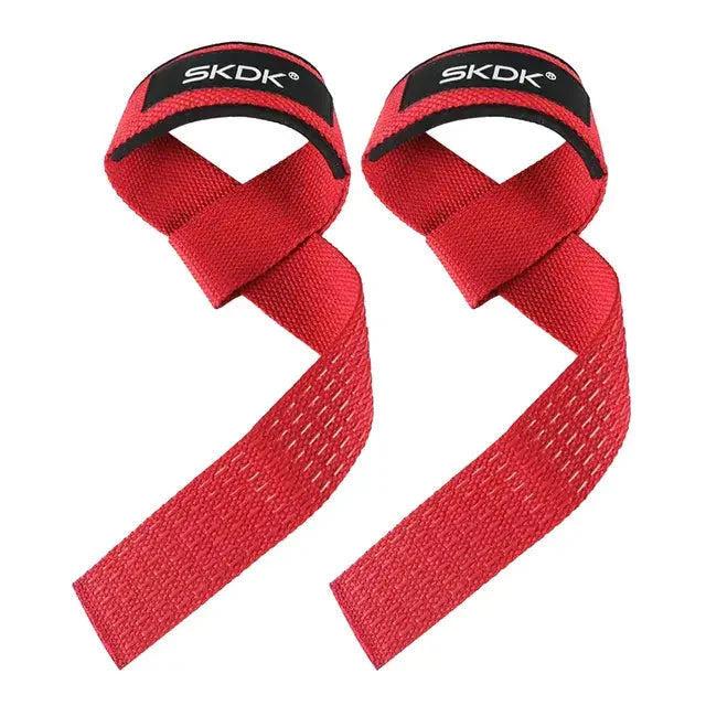 Anti-Slip Silicone Weightlifting Wrist Straps Anti Spier