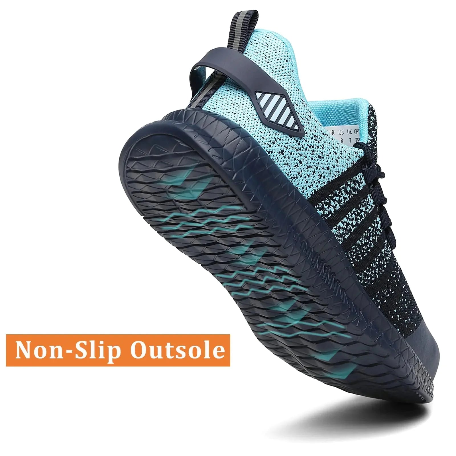 Steel Toe Shoes for Men and Women Comfortable Lightweight Work Safety Shoes Puncture Proof Slip Resistant Indestructible Sneakers Construction Work Utility Shoes 12 Women/10.5 Men Blue Anti Spier