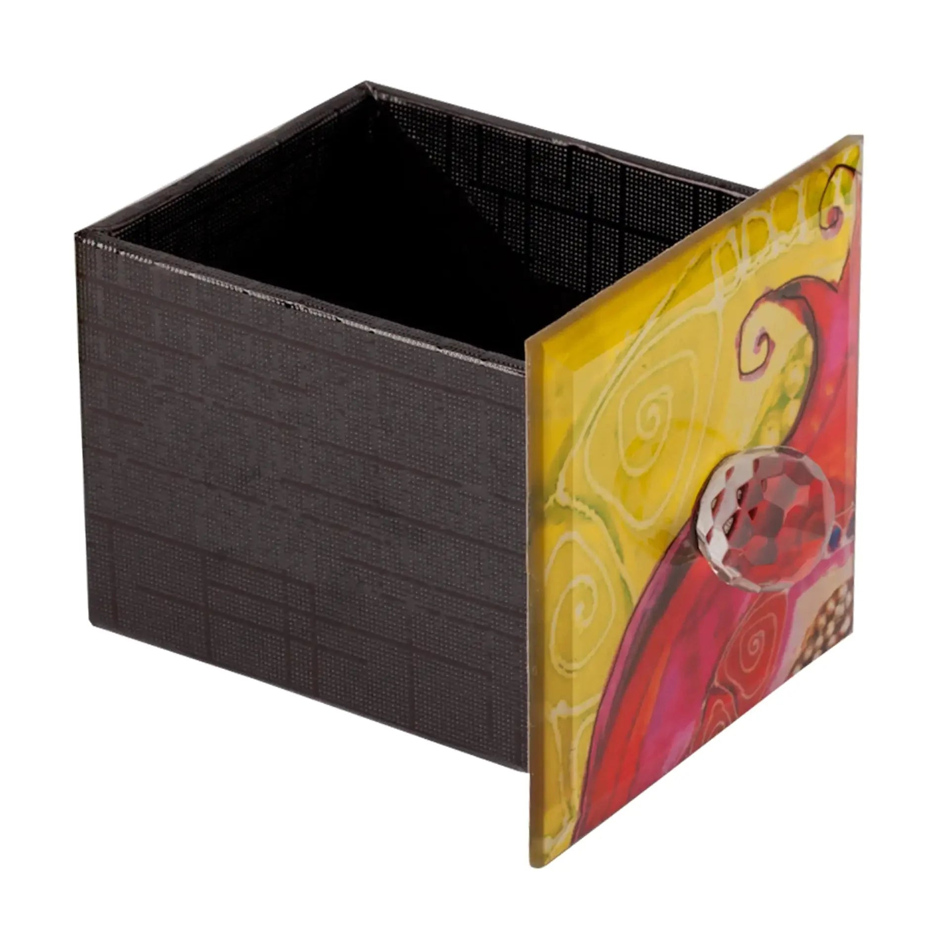 Biggdesign Glass Jewelry Box with 4 Drawers Anti Spier