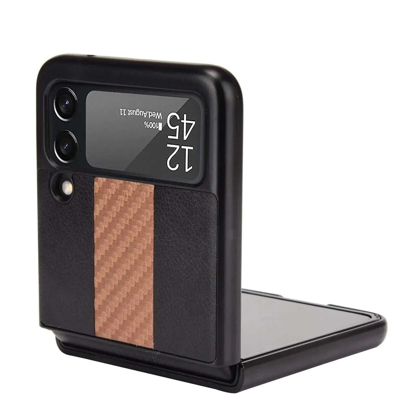 For Samsung Galaxy Z Flip 3 5G Slim Folding Leather Shockproof Phone Case Cover Anti Spier