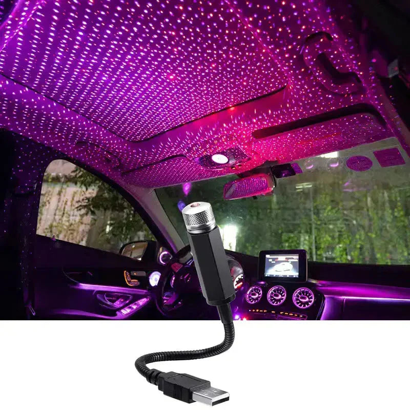 LED Auto Dak Star Night Light Projector Anti Spier