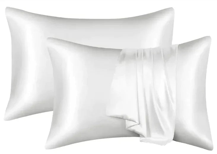 Silk-like Solid Color Pillowcase Anti Spier