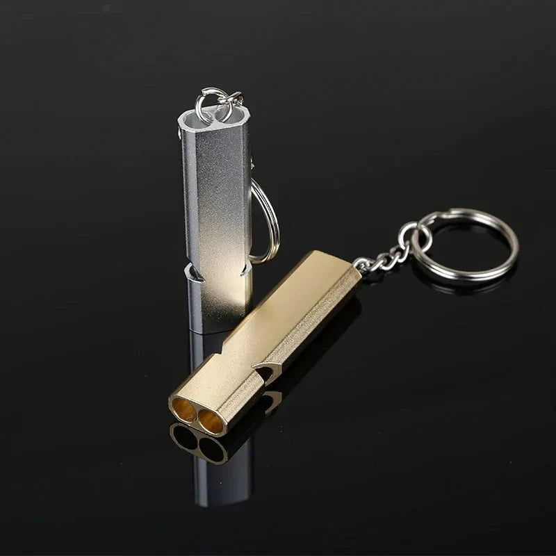 Dual-tube Survival Whistle Anti Spier
