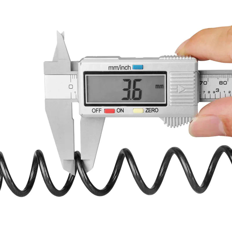 Universal Bicycle Helmet Lock with Steel Cable and Code Anti Spier