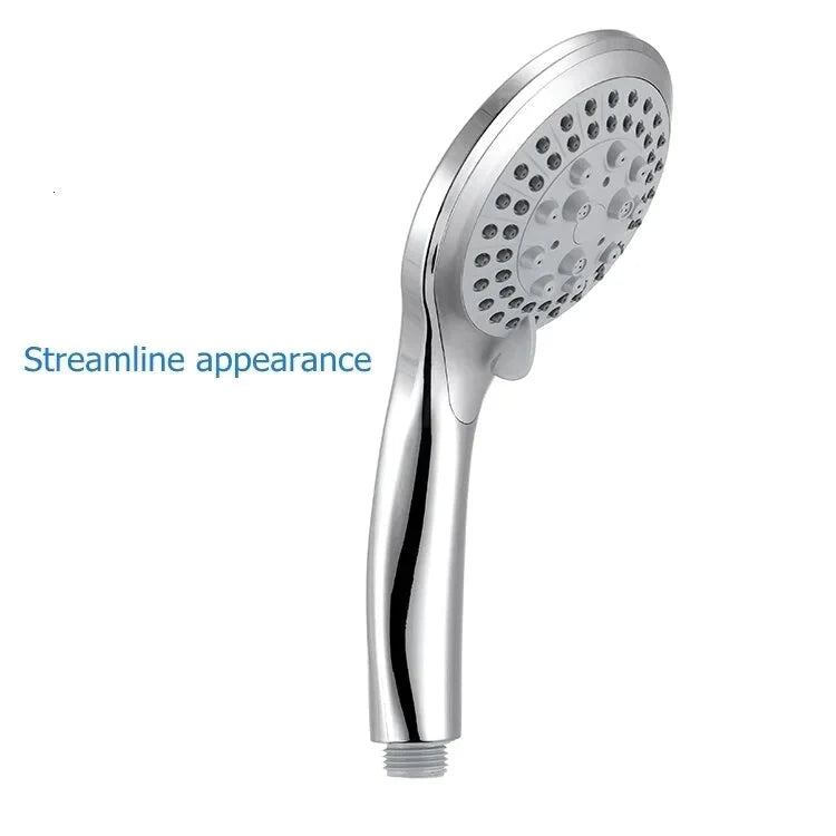 High Pressure Shower Head 5 Settings Handheld Shower Heads Spray With 5 FT Hose Anti Spier