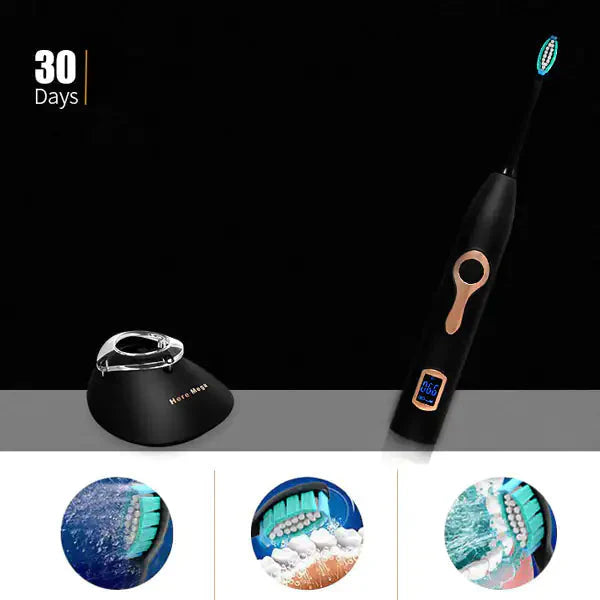 Smart Sonic LCD Electric Tooth Brush Anti Spier