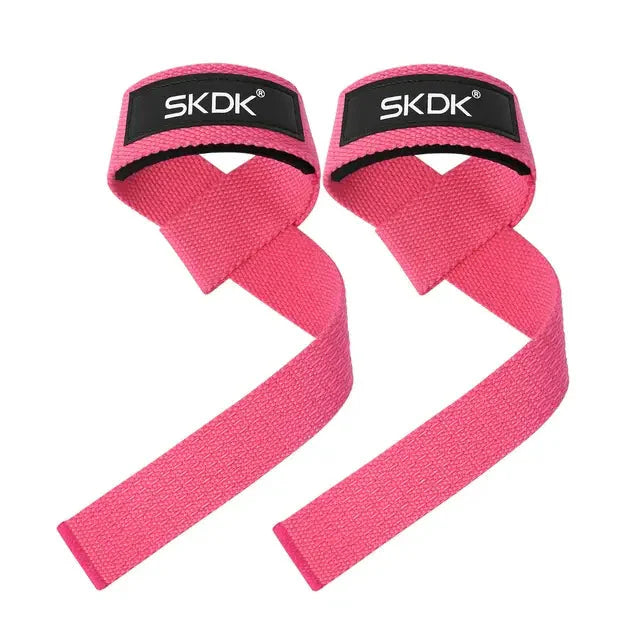 Anti-Slip Silicone Weightlifting Wrist Straps Anti Spier