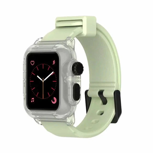 Waterproof Case And Strap Watch Anti Spier