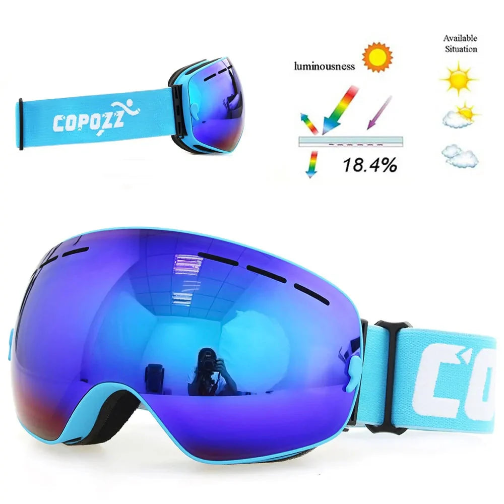Anti-Fog Ski Goggles Anti Spier