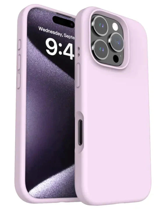 Solid Color Drop-resistant Phone Case Liquid Silicone Phone Case Anti Spier