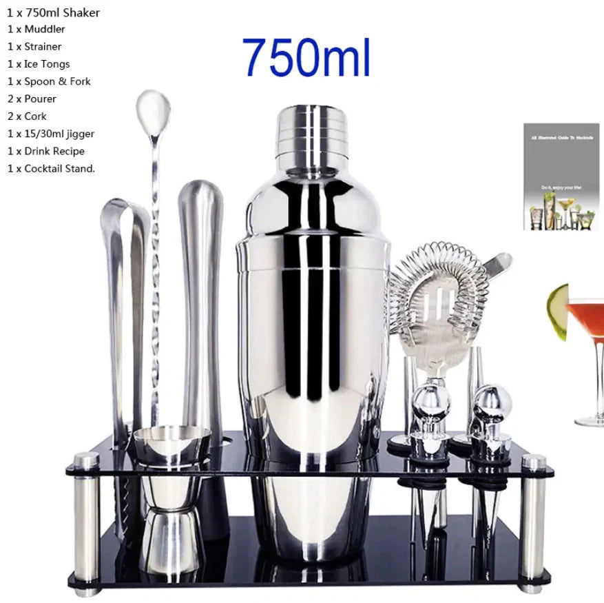 1-12 pcs Cocktail Shaker Set Anti Spier