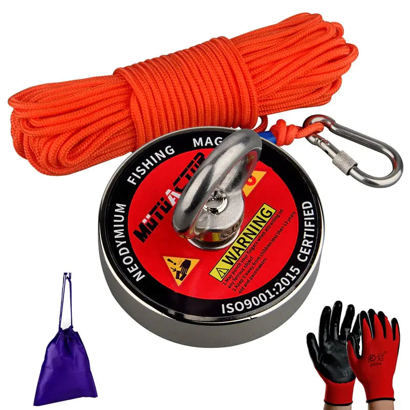 Heavy Duty Fishing Magnet Rope Anti Spier