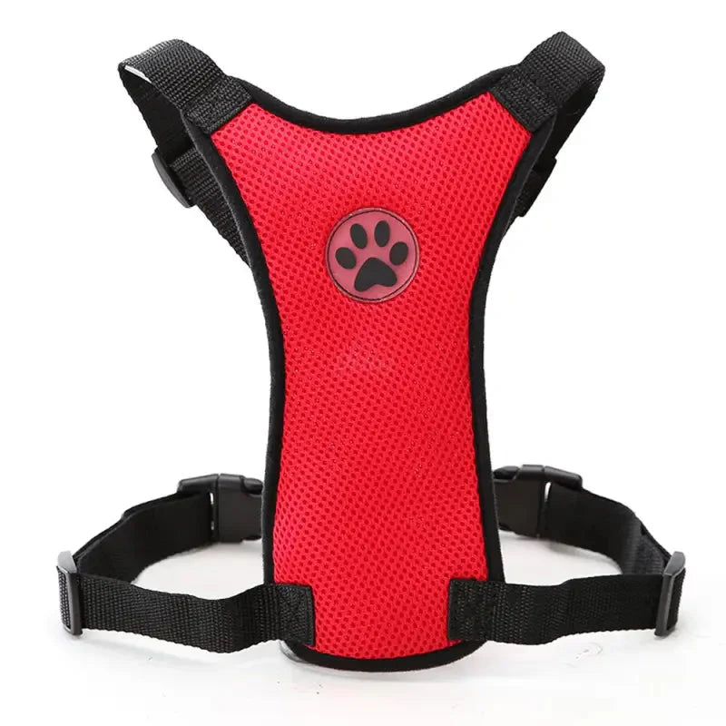 Dog supplies Breathable mesh chest straps Pet car safety chest back Anti Spier