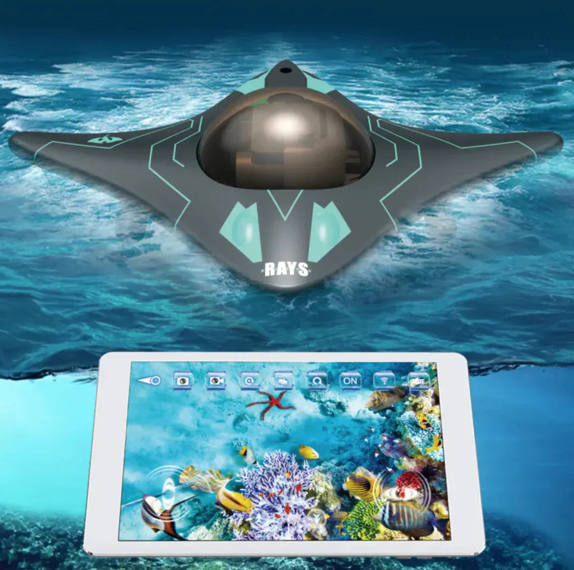 Remote Control Underwater Camera Boat Anti Spier