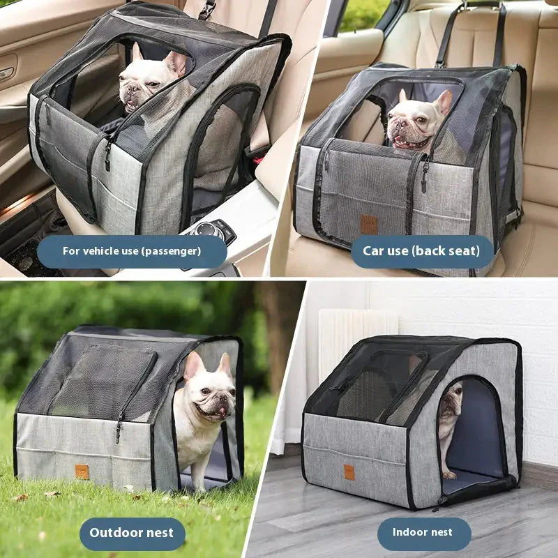 Foldable Car Waterproof And Portable Pet Bag Anti Spier