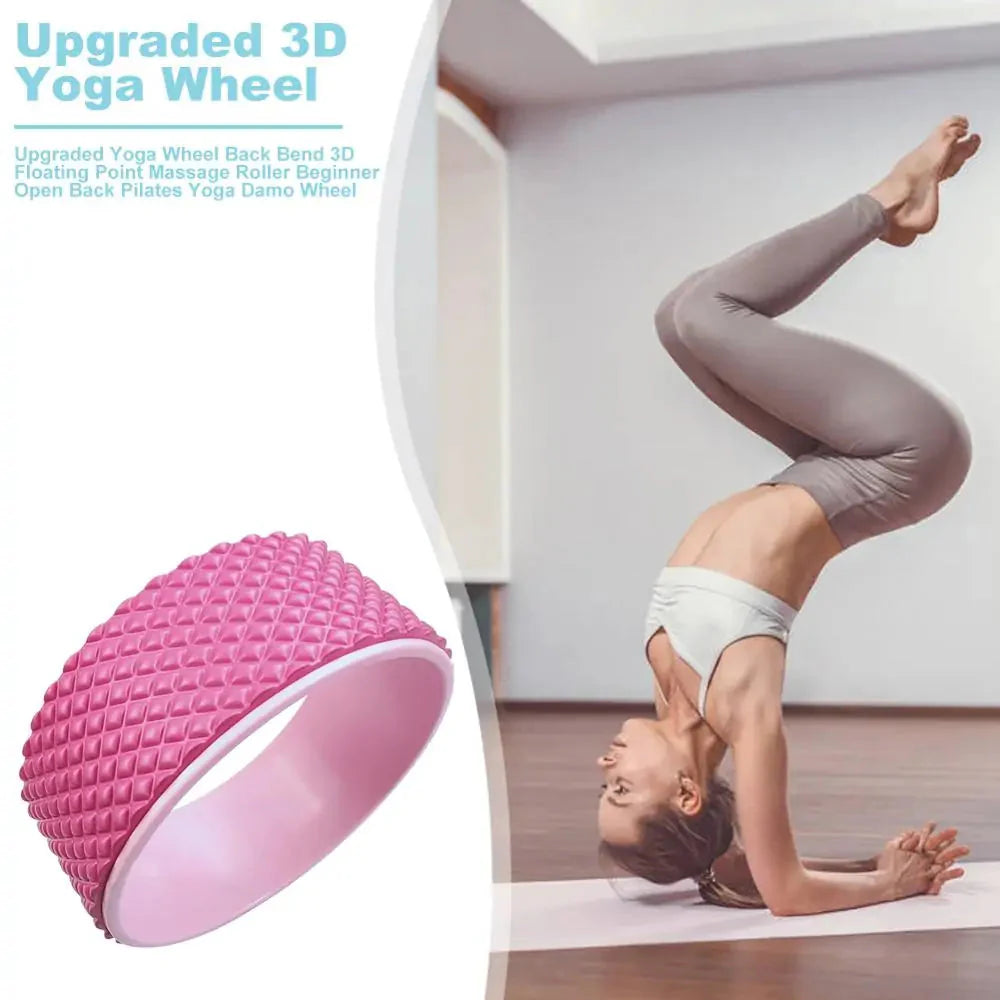 3D Massage Yoga Wheel Anti Spier