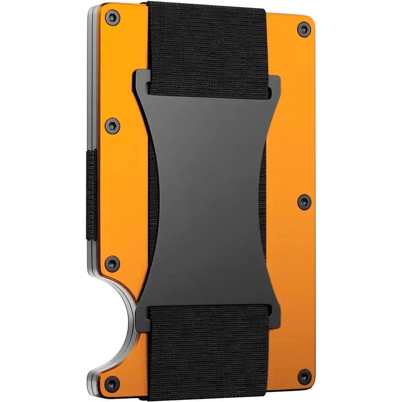 New Metal Card Bag Carbon Fiber Wallet Wallet RFID Anti-theft Swiping Blocking Technology Anti Spier