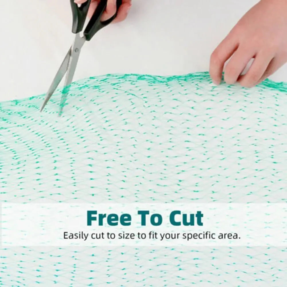 33FT Anti Bird Netting Pond Net Protection Tree Crops Plants Fruits Garden Mesh Anti Spier